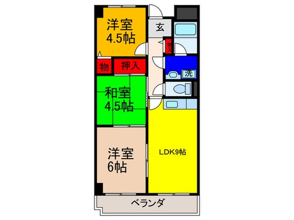 メゾン・パルフェートの物件間取画像